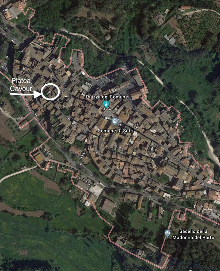 Вилла Platea Cavour Сутри Экстерьер фото
